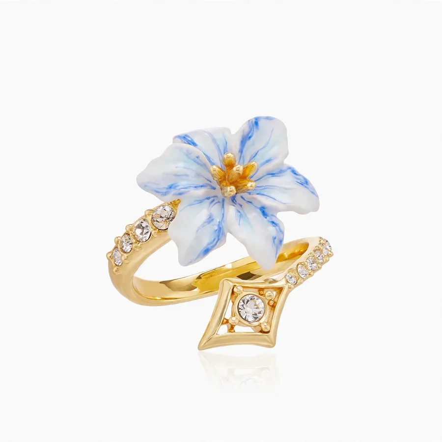 Celadon Flower Ring