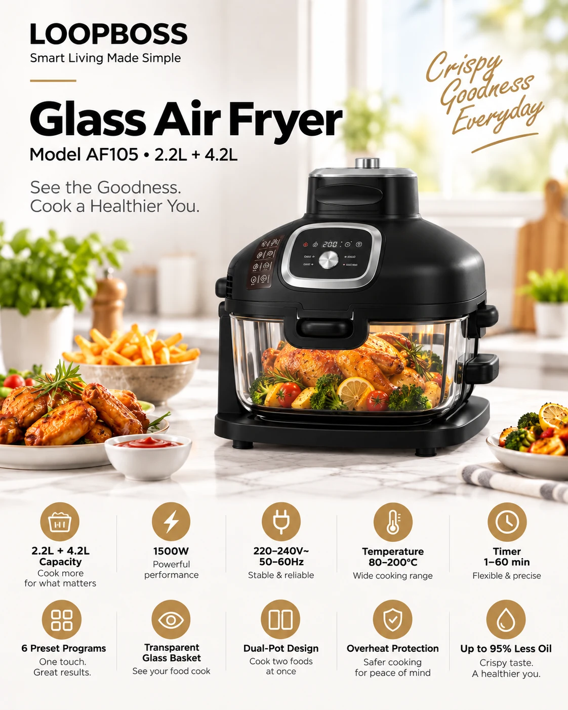 LOOPBOSS Air Fryer AF101