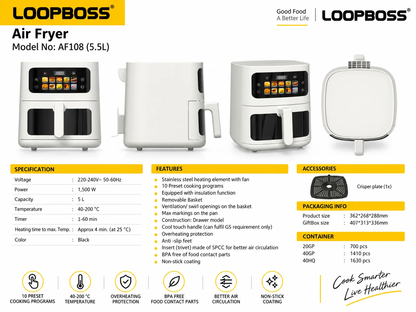 LOOPBOSS Air Purifier AP001