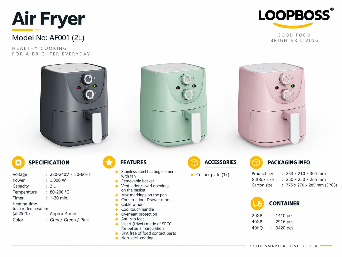 LOOPBOSS Bladeless Air Cooler CF310
