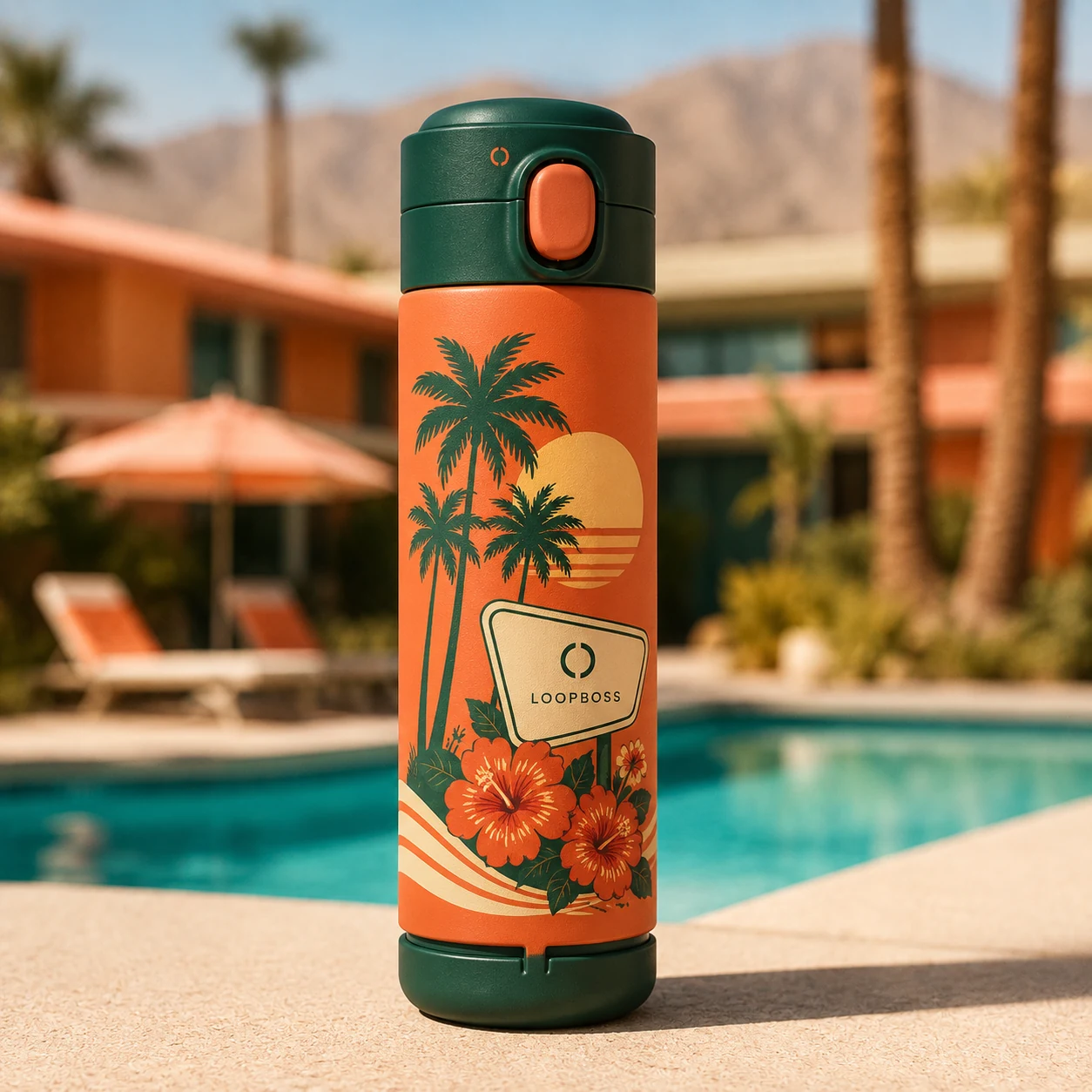 LOOPBOSS · Drinkware Palm Sunset