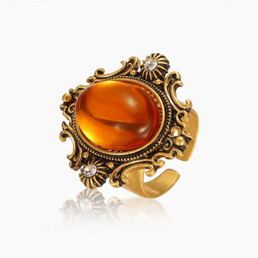 Antique Orange Ring
