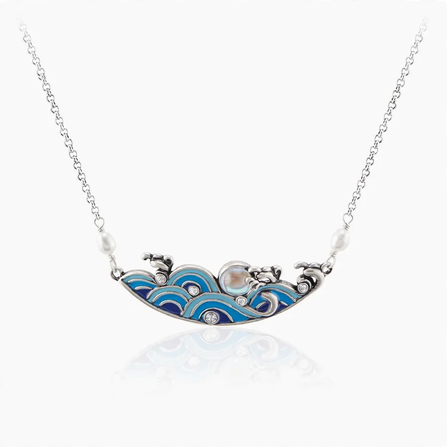 Moonlit Sea Necklace