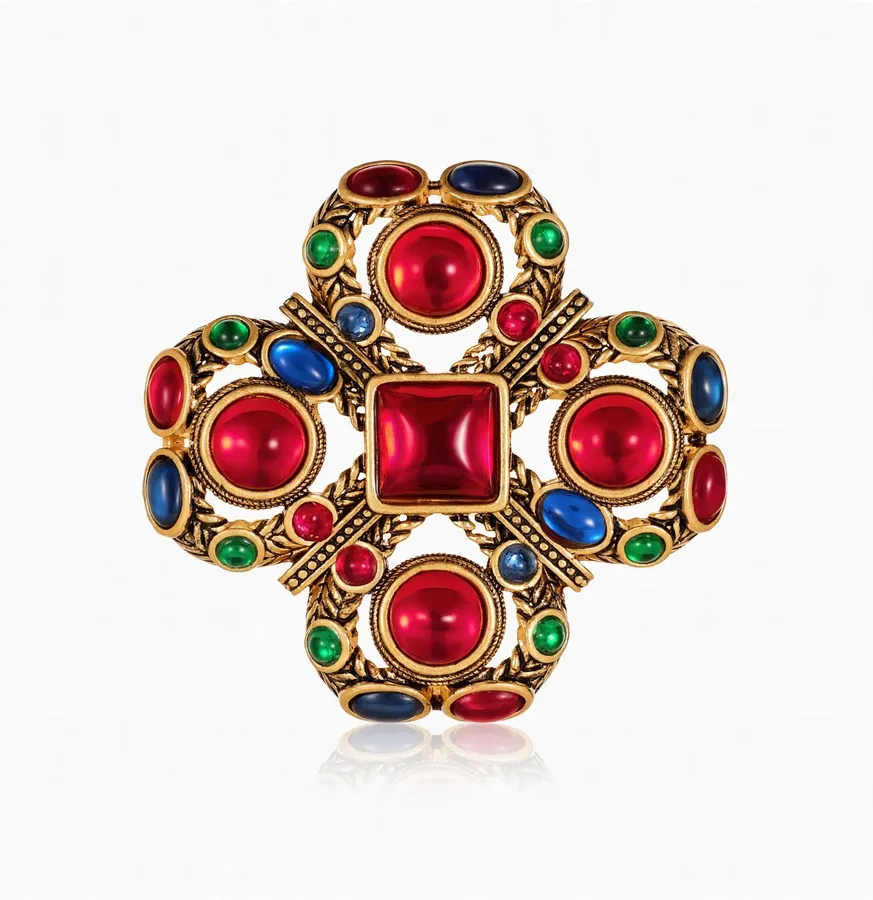 Ruby Brooch