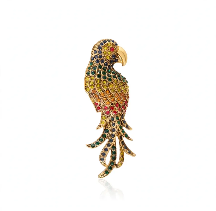 Parrot Brooch