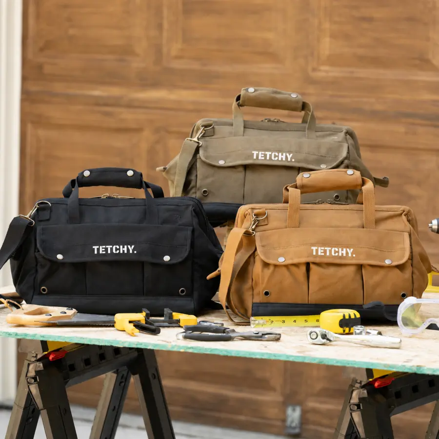 TETCHY. Canvas Tool Organizer Bag
